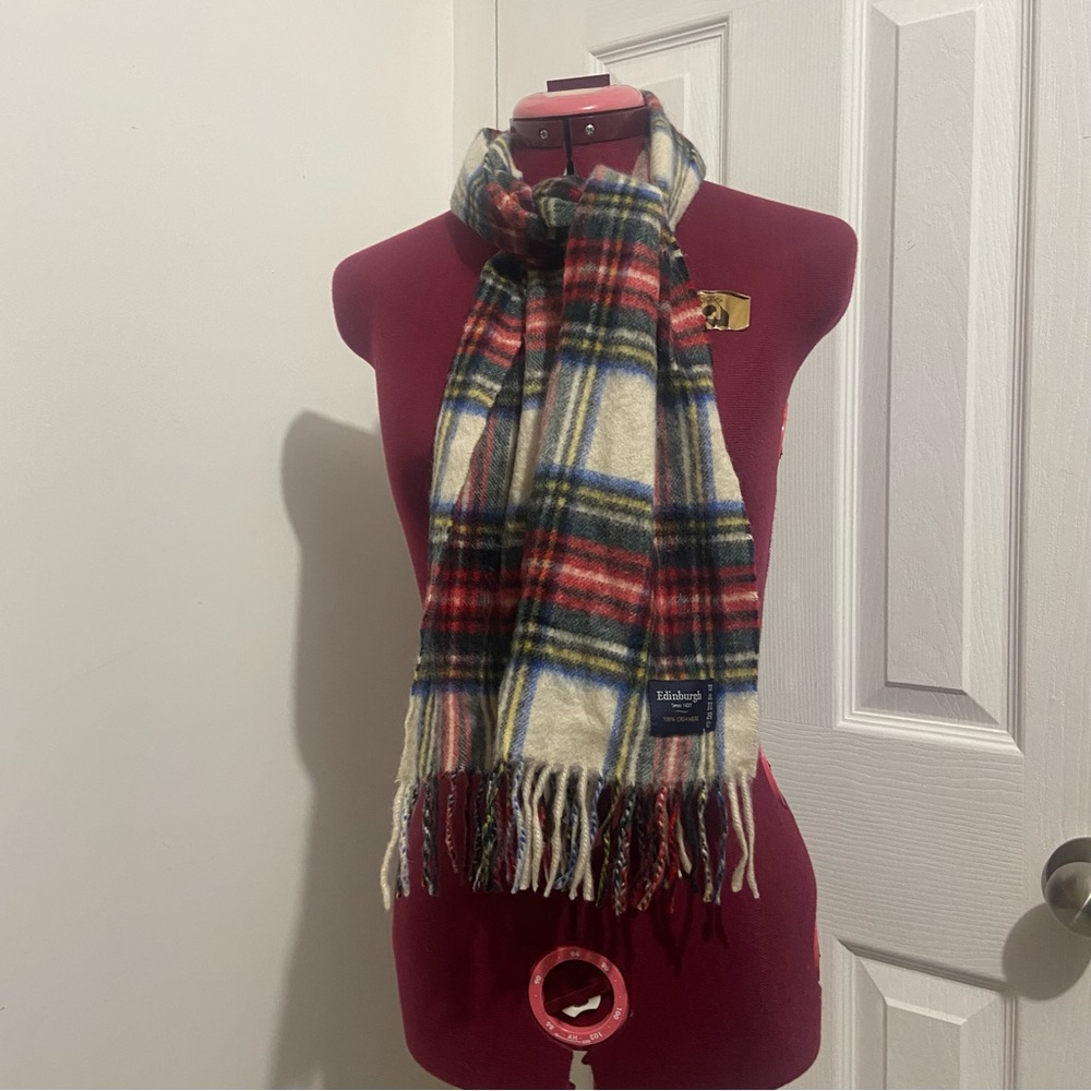 Edinburgh Cashmere Plaid unisex Scarf